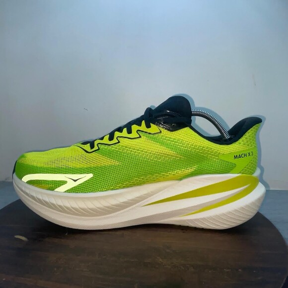 Hoka One One Mach X 3 Green 1168720 NNHK Plated Running Shoes Men’s Size 11 D main image 4